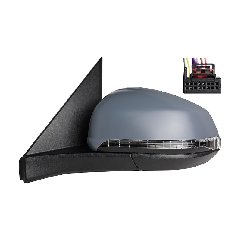 RETROVISORE ELETT. TERM. RIB. C/FAN. E LUCE DI CORTESIA DX Volkswagen T7 MULTIVAN dal 2021