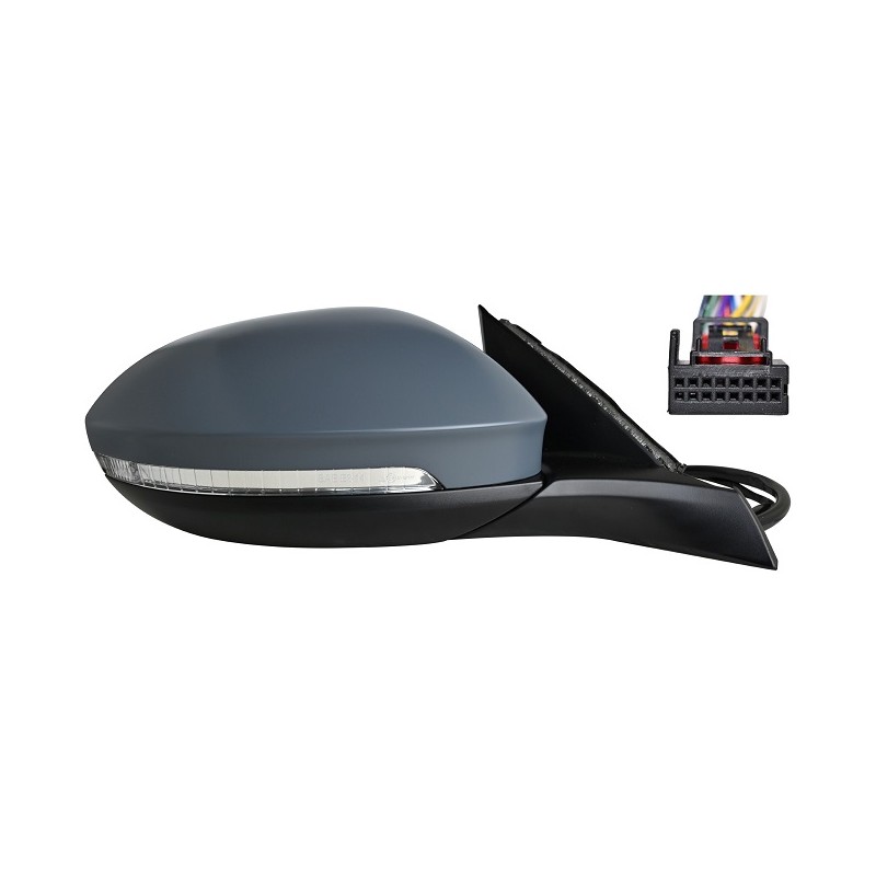 RETROVISORE EL. TERM. RIB. C/MEM C/FAN. E LUCE DI CORTESIA SX Volkswagen T-ROC dal 2021