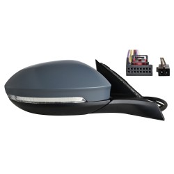 RETROVISORE EL. TERM. RIB. C/MEM C/FAN. E LUCE DI CORTESIA DX Volkswagen T-ROC dal 2021