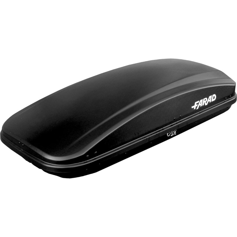 Box Da tetto Auto da 430 Litri Crub Nero Opaco Farad 3