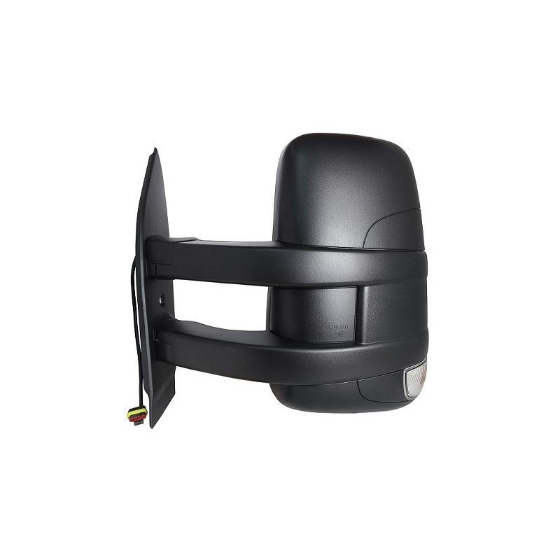 RETROVISORE ELETT. TERM. BRACCIO LUNGO C/FAN. BIANCO SX Iveco DAILY dal 2014 al 2019