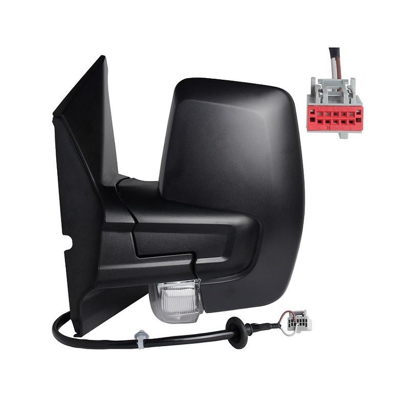 RETROVISORE ELETT. TERM. C/FAN. WY5W INTEGRATO SX Ford TRANSIT CUSTOM - TOURNEO CUSTOM dal 2018 al 2023 RETROVISORE ELETT. TERM. C/FAN. WY5W INTEGRATO SX Ford TRANSIT CUSTOM - TOURNEO CUSTOM dal 2018 al 2023