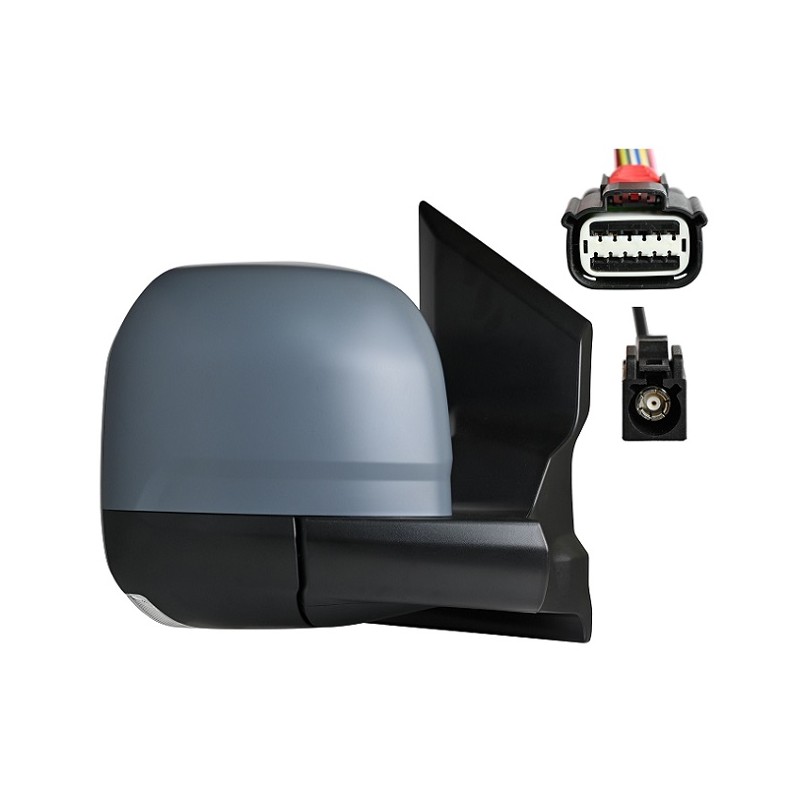 RETROVISORE ELETT. TERM. RIB. C/FAN. WY5W INTEGRATO DX Ford TRANSIT CUSTOM - TOURNEO CUSTOM dal 2023