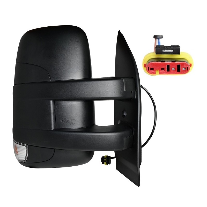 RETROVISORE MANUALE BRACCIO CORTO C/FAN.(W16W) BIANCO SX Iveco DAILY dal 2014 al 2019 RETROVISORE MANUALE BRACCIO CORTO C/FAN.(W16W) BIANCO SX Iveco DAILY dal 2014 al 2019