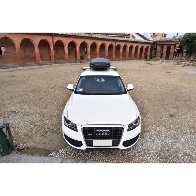 Box Da tetto Auto da 400 Litri Torpedo Nero Opaco Farad 5