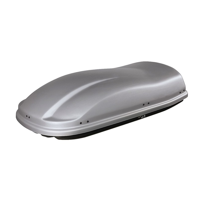 Box Da Tetto Auto Da 400 Litri Marlin N8 Grigio Opaco Farad 1