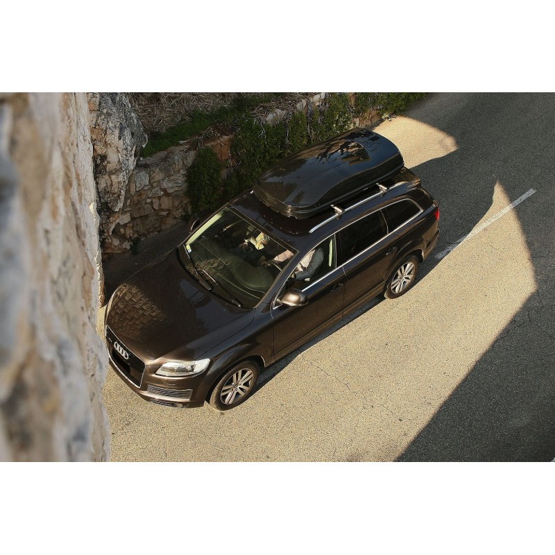 Box Da Tetto Auto Da 530 Litri Marlin N11 Nero Opaco Farad 3