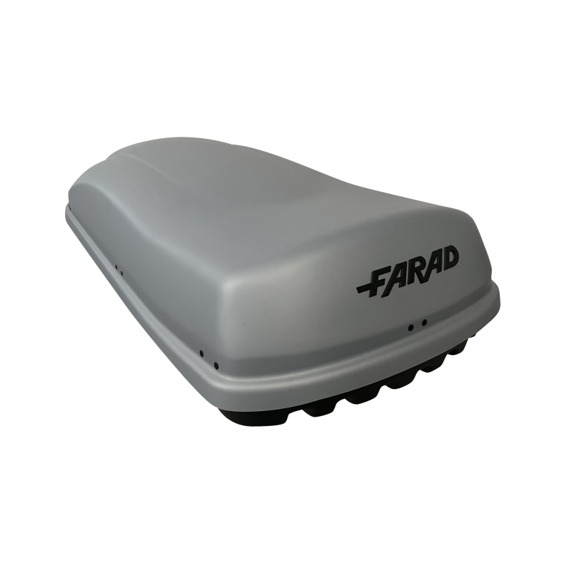 Box Da Tetto Auto Da 680 Litri Marlin N7 Grigio Opaco Farad 4