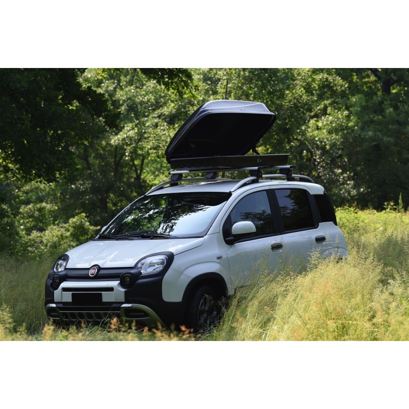 Box Da tetto Auto da 340 Litri Dory Family N22 Nero Opaco Farad 5