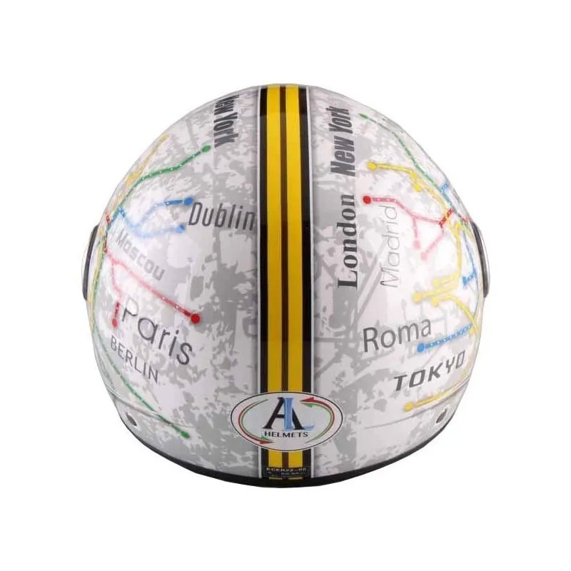 Casco Demi Jet Visiera Elicotterista Subway con doppia Visiera Casco Demi Jet Visiera Elicotterista Subway con doppia Visiera 3