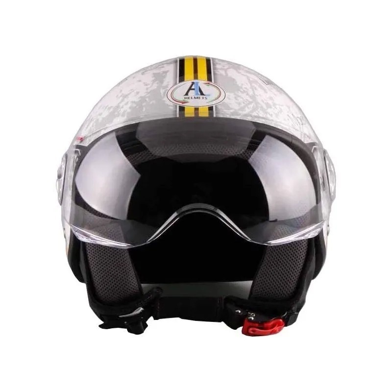 Casco Demi Jet Visiera Elicotterista Subway con doppia Visiera Casco Demi Jet Visiera Elicotterista Subway con doppia Visiera 2