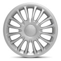 Set 4 Pz Copriruota Auto Silver da 13' G3