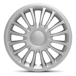 Set 4 Pz Copriruota Auto Silver da 13' G3