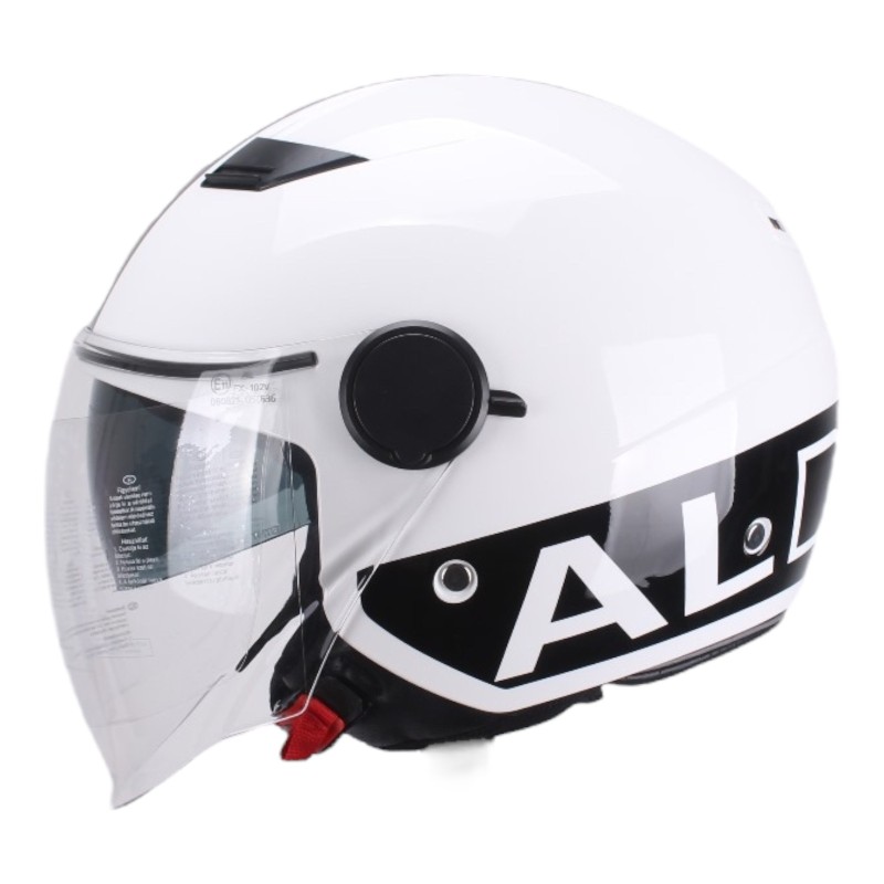 Casco Procasual Bianco con Doppia visiera per Moto e Scooter AL DESIGN Casco Procasual Bianco con Doppia visiera per Moto e Scooter AL DESIGN 1