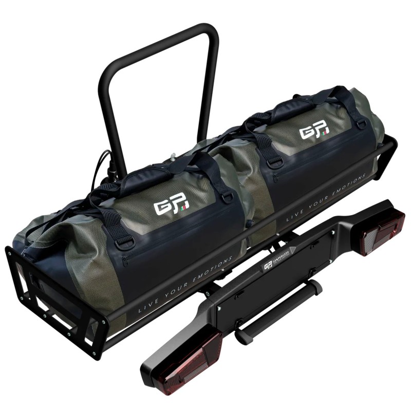 Base Portabici Peruzzo G3 da Gancio Traino con Cesta Pandora e Borsone Mimas 2