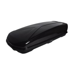 Box Tetto Auto Farad Koral N19 400L Nero Lucido Apertura Dual Side Quick Fix
