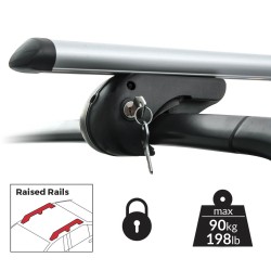 Barre Portatutto Brio XL per DR5 dal 2020 al 2022 con Corrimano