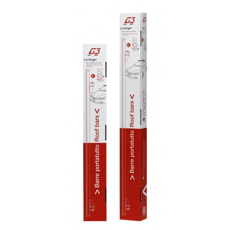 Barre Portatutto Clop G3 per Alfa 156 Sportwagon dal 2004 con Corrimano 3