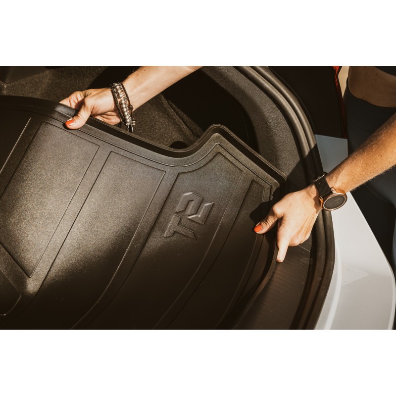 Vasche Baule Bagagliaio Auto su misura per Volkswagen Tiguan Dal 2016 Al 2019 4