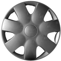 Set 4 Pz Copricerchi Auto Colore Silver da 14' FARAD