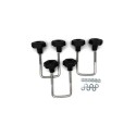 Kit 3 Ferri a U Staffe Fissaggio Portabici Farad Pesio Originali