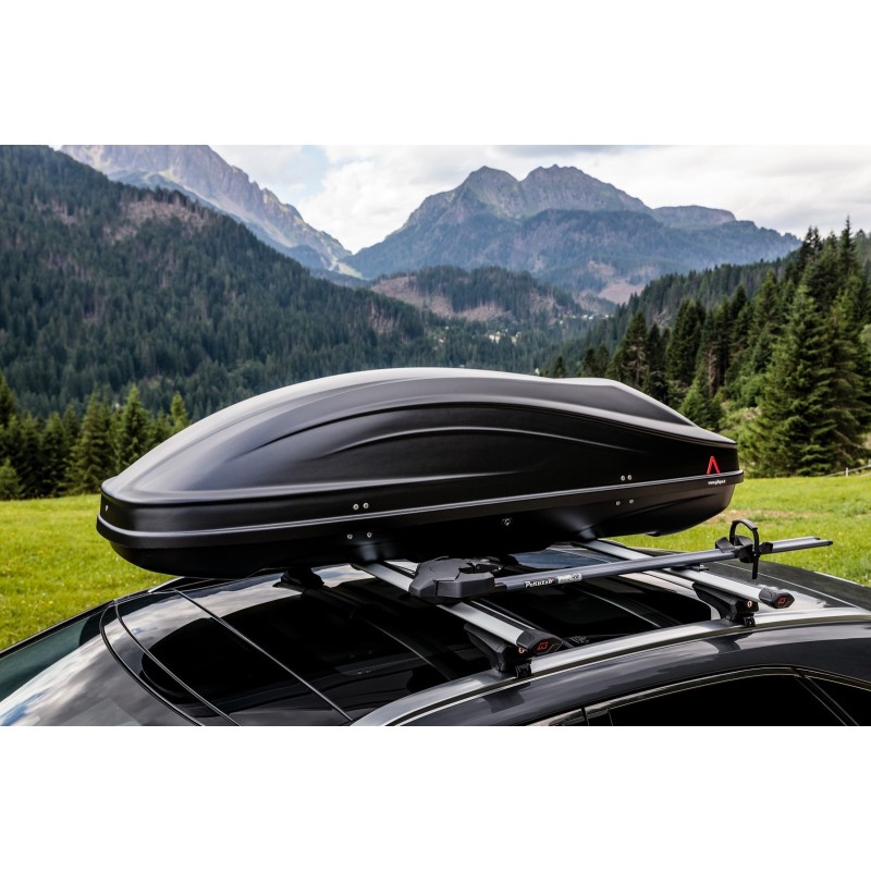 Box Auto da Tetto G3 Spark 370L Nero Opaco Baule Portapacchi Universale 3