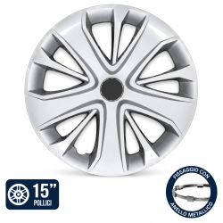 Set 4 Copricerchi 15" per RENAULT CLIO IV dal 2016 al 2019
