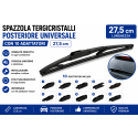 Spazzola Tergicristalli Posteriore 27,5cm Universale 10 Adattatori