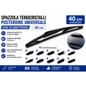 Spazzola Tergicristalli Posteriore 40cm Universale 10 Adattatori