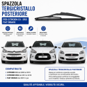 Spazzola Tergicristallo Posteriore per Citroen C3 DS3 Fiat Bravo