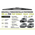 Spazzola Tergicristallo Posteriore 35cm per FIAT DOBLO PALIO STILO