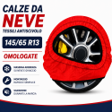 Calze da Neve 145/65 R13 Omologate Auto Tessili Antiscivolo