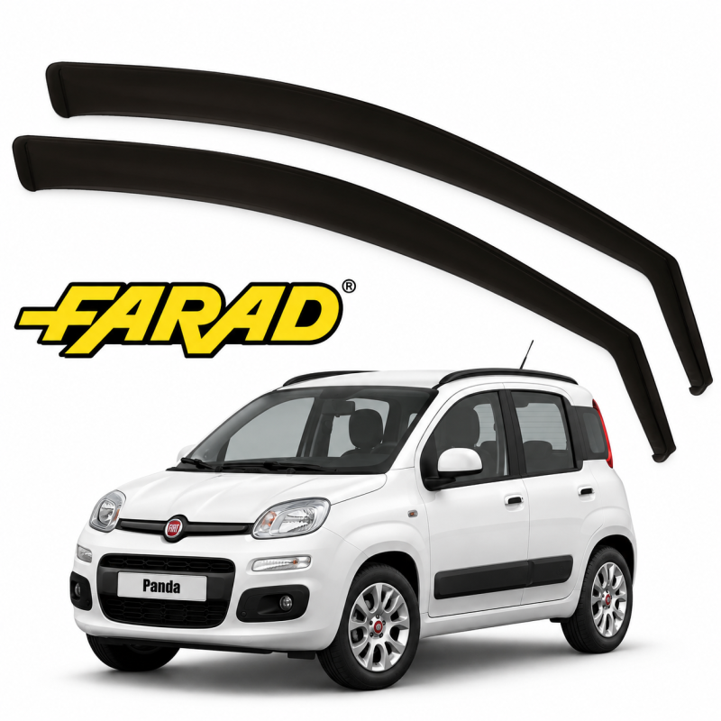 DEFLETTORI ARIA E PIOGGIA FIAT PANDA DAL 2012 AL 2020 FARAD 1