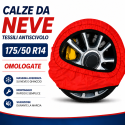 Calze da Neve 175/50 R14 Omologate Auto Tessili Antiscivolo