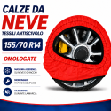 Calze da Neve 155/70 R14 Omologate Auto Tessili Antiscivolo