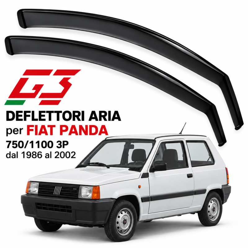 Deflettore Aria e Pioggia Fiat Panda 750 e 1100 Dal 1986 al 2002 1