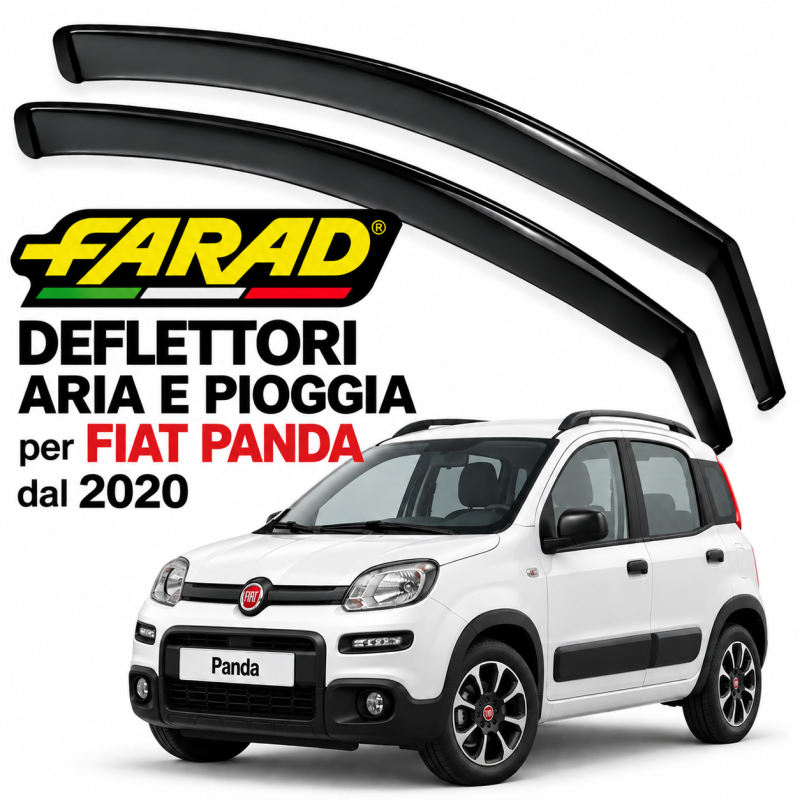 DEFLETTORI ARIA E PIOGGIA FIAT PANDA DAL 2020 FARAD 1