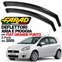 Deflettore Aria e Pioggia Fiat Grande Punto 5 Porte Dal 2005 FARAD