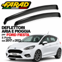 Deflettore Aria e Pioggia Ford Fiesta 5 Porte Dal 2017 al 2023 Farad