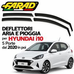 Deflettore Aria e Pioggia Hyundai i10 5 porte dal 2020 in poi Farad