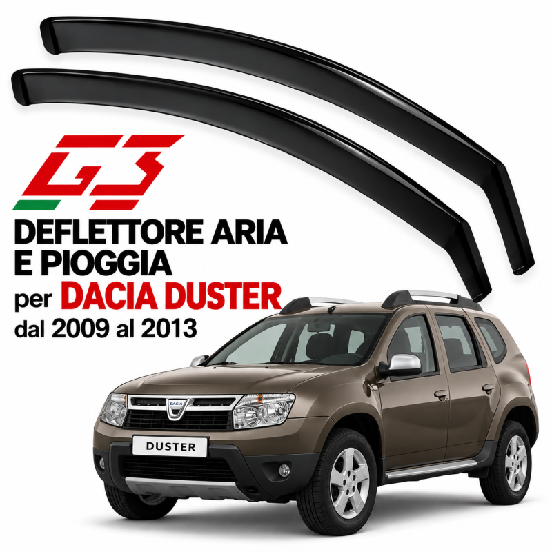 Deflettore Aria e Pioggia G3 Dacia Duster Dal 2009 al 2013 1
