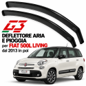 Deflettore Aria e Pioggia Fiat 500L Living Dal 2013