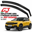 Deflettori Aria Pioggia G3 per Jeep Avenger dal 2023