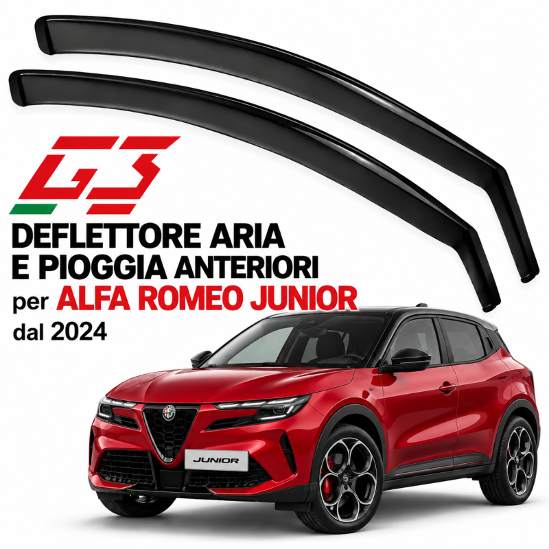 Deflettori Aria Pioggia Ant G3 per Alfa Romeo Junior dal 2024 1