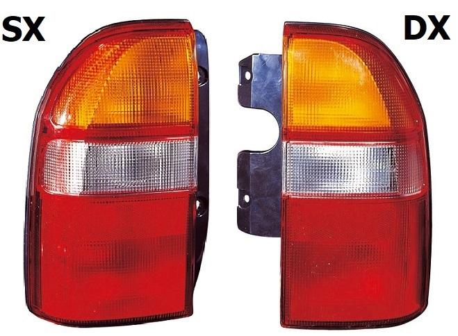 Fanale Posteriore Bianco Arancio Rosso Destro Suzuki Gran Vitara Dal 1998 Al 2003