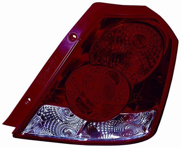 Fanale Posteriore Bianco Rosso Sinistro Chevrolet (ex Daewoo) Kalos 3-5 Porte Dal 2002