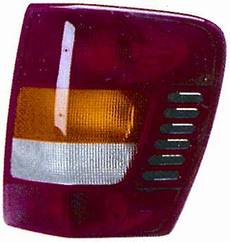 Fanale Posteriore Arancio Bianco Rosso Sinistro Jeep Grand Cherokee Dal 1999 Al 2005