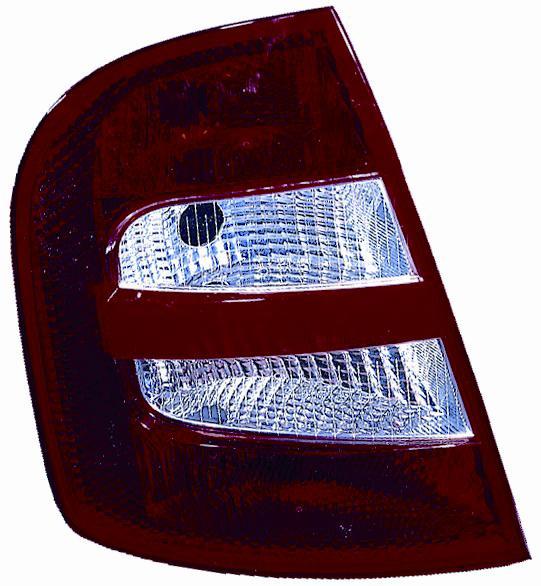 Fanale Posteriore Bianco Rosso Destro Skoda Fabia Dal 1999 Al 2004